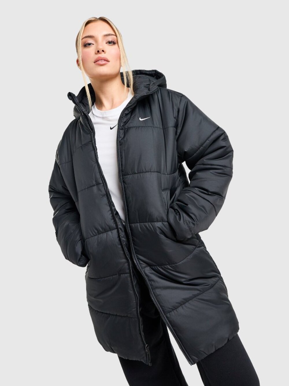 Nike Women’s Sportswear Therma-FIT Classic Puffer Parka Jacket HV4912-010 Size S